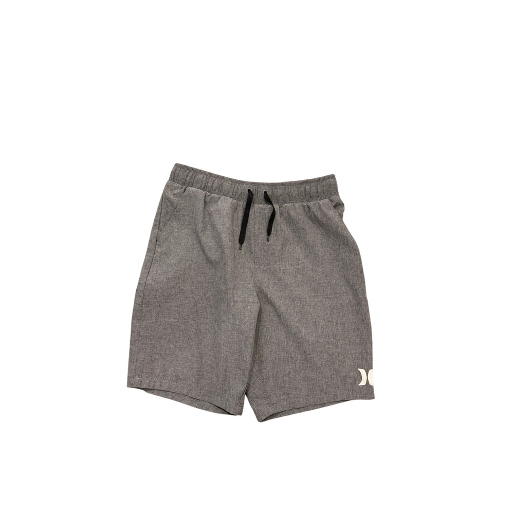 Hurley Boys Gray Heathered Performance Walk Shorts Size Medium 10-12Y